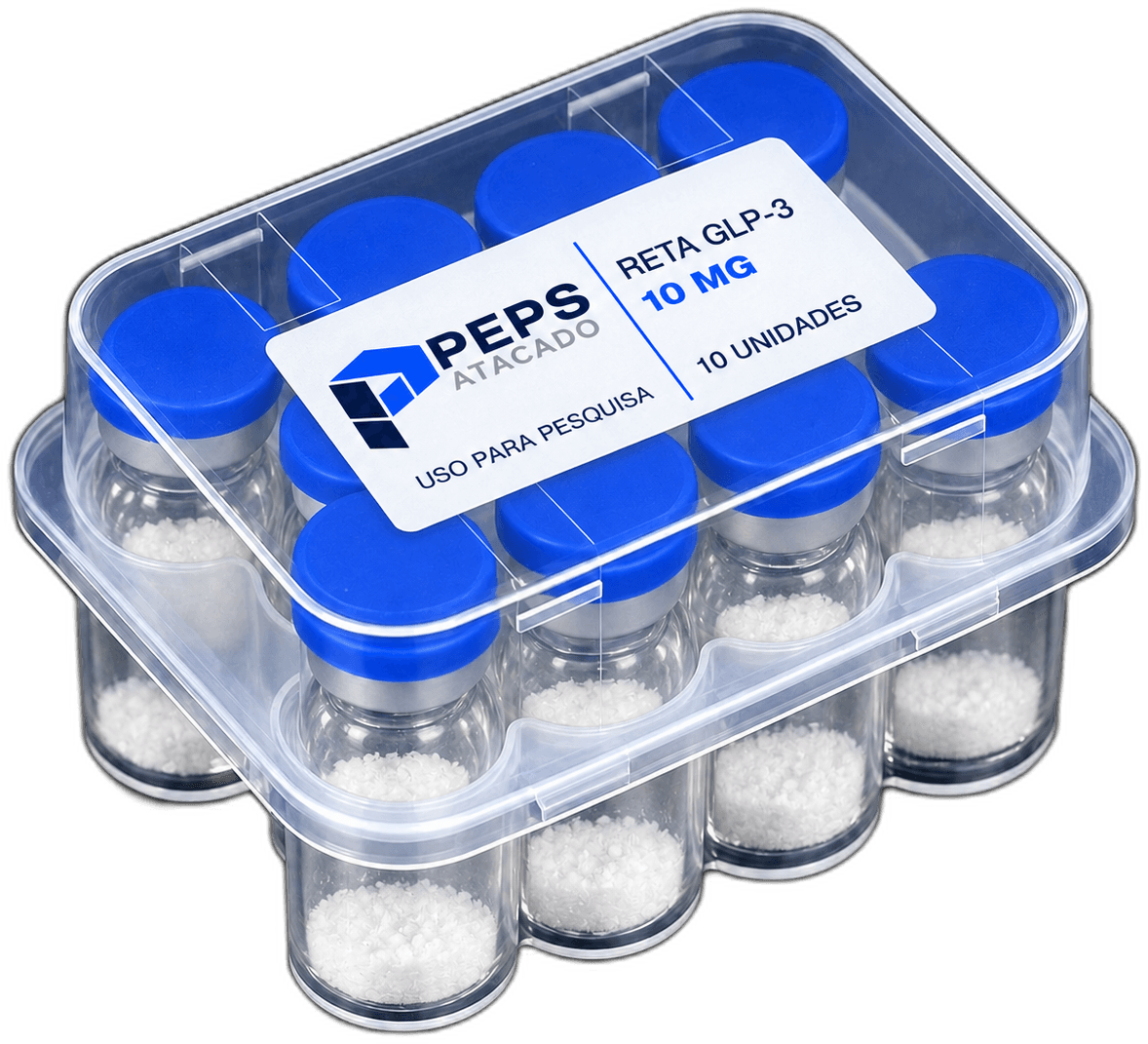 Caixa Peps Atacado com 10 frascos